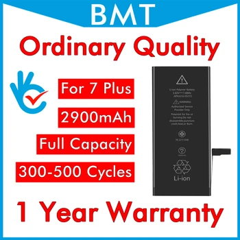 

BMT 10pcs/lot Ordinary Quality 2900mAh 3.82V Battery for iPhone 7 7G Plus replacement repair parts Genuine 0 zero cycle BMTI7POQ