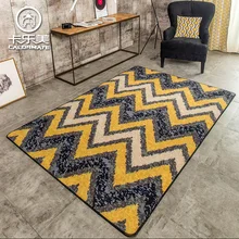 Американский короткий современный индивидуальный геометрический диван коврик для кофейного столика желтые постельные матрасы