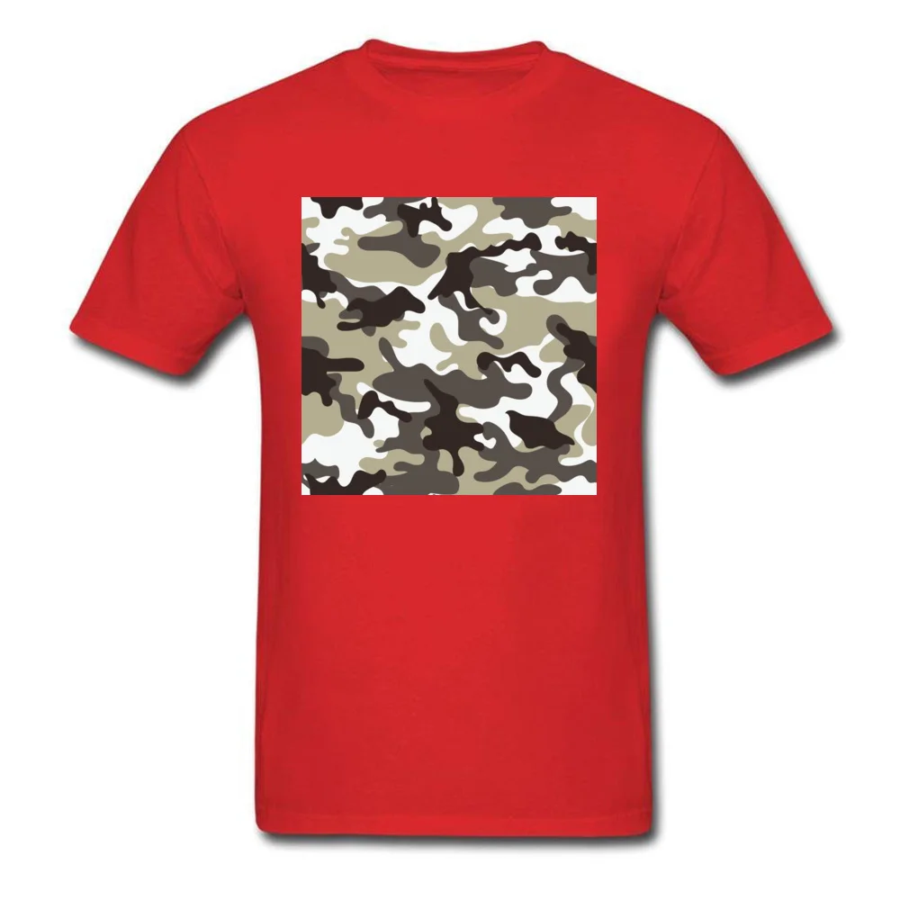 Urban White Army Camo Pattern_red