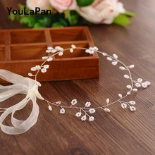 YouLaPan HP63 Свадебные украшения для волос свадебное украшение на голову свадебная тиара свадебное украшение ручной работы свадебная прическа аксессуары