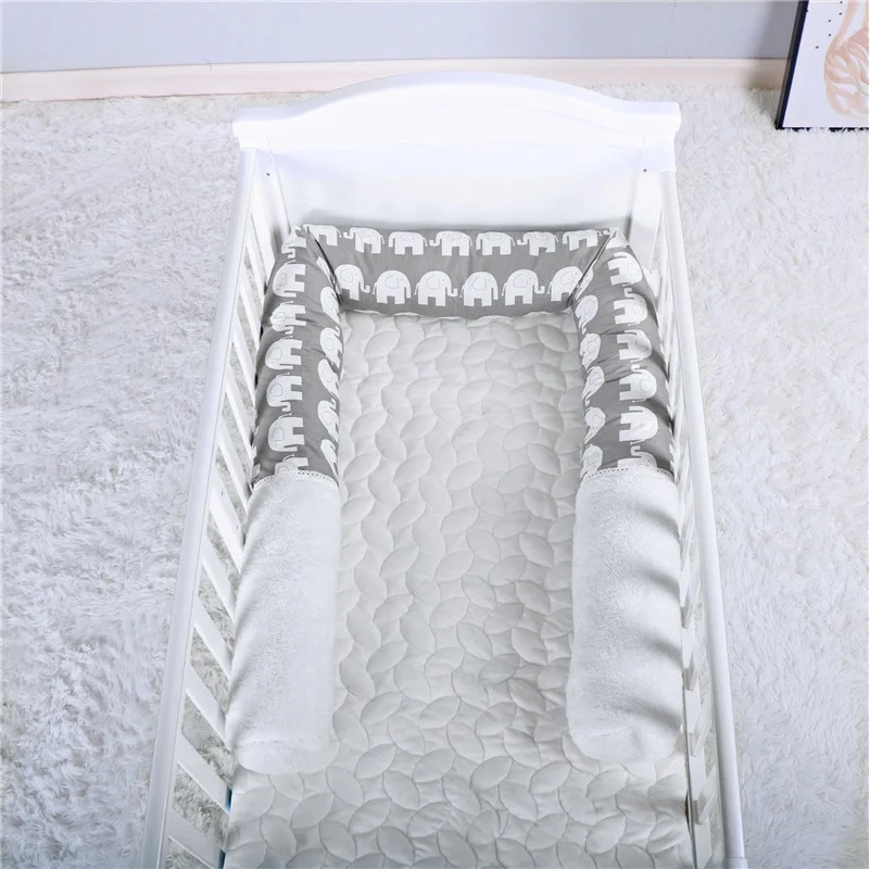 

2019 Hot Sale Cartoon Baby Bed Bumper Cotton Children's Bed Protector Crib Cot for Newborns Infant Room Decor Baby Bedding