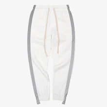 HFNF полосатые Светоотражающие Брюки мужские хип хоп Беговые брюки в повседневном стиле спортивные брюки мужские уличные модные мужские брюки