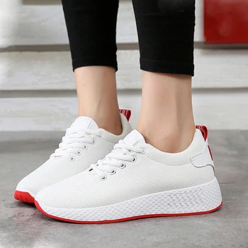 

Women Shoes Breathable Tenis Feminino Lace Up Air Mesh Outdoor Casual Shoes Sneakers Women Lightweight Women Vulcanized Shoes