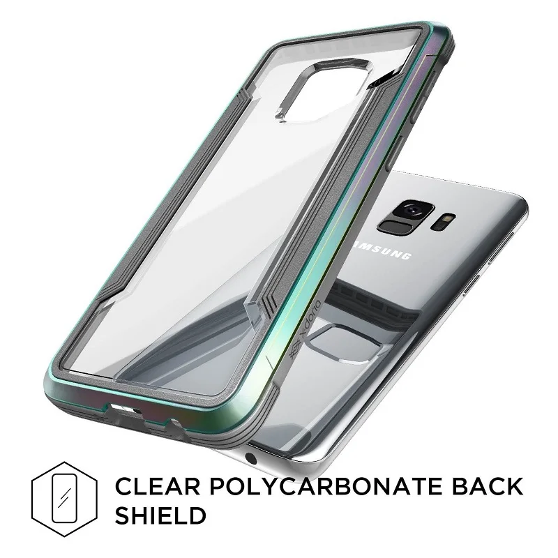 Чехол X-Doria Defense Shield для samsung Galaxy S9 S9 Plus, защитный чехол в стиле милитари из алюминия