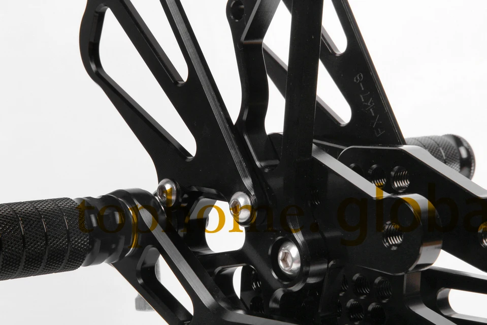 Мотоцикла черный ЧПУ Rearsets подножки задний набор для Suzuki GSXR1000 2007-2008 мотоцикл подножки