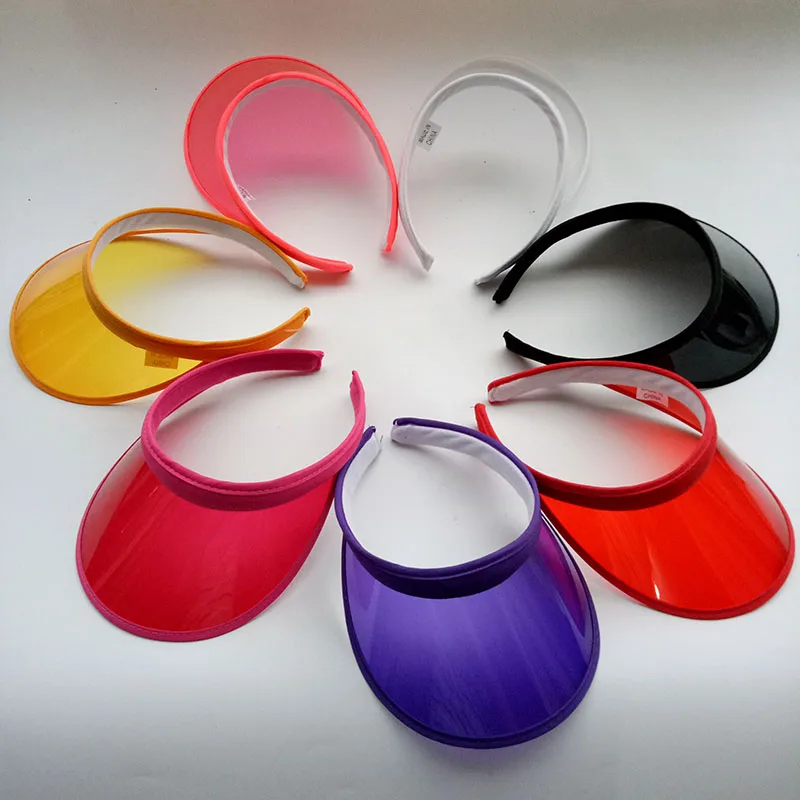 Summer PVC Sun Hat Visor Sunvisor Party Casual Unisex Hat Spring Autumn
