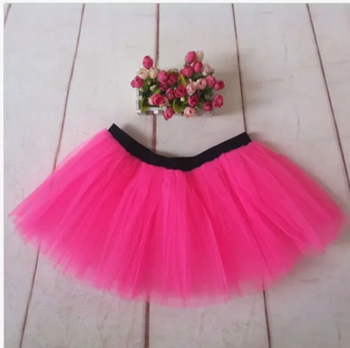 3Layers Adult Women Tutu Tulle Skirt Petticoat Dance Halloween Party Fancy - Цвет: as picture