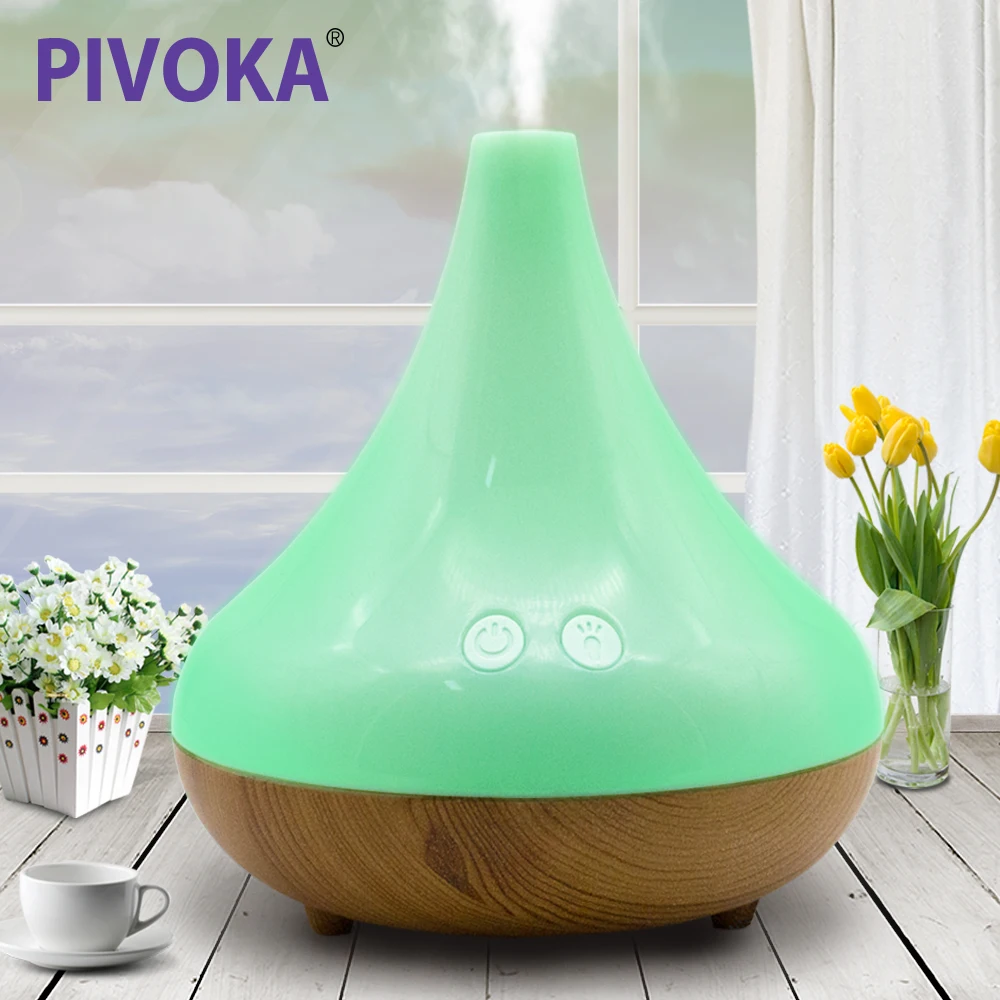 

PIVOKA 400ml Creative Air Aroma Humidifier With 7 Color Light Change Electric Aromatherapy Essential Oil Aroma Diffuser for Home