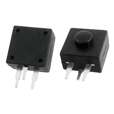 

1000pcs Horizontal 3 Pin Latching Flashlight Push Button Switch Hompt 1212-213WD
