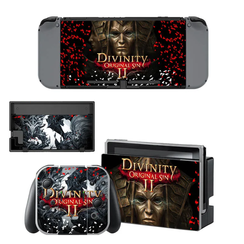 YSNS1680 Виниловые наклейки на кожу Divinity: оригинальная наклейка Sin 2 для консольный переключатель Nintendo and Joy-Con - Цвет: YSNS1680