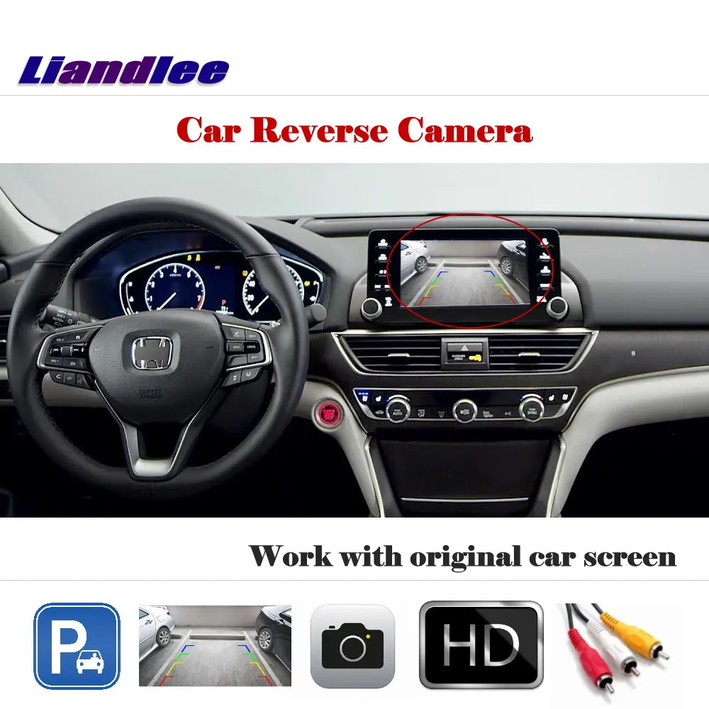 Автомобильная камера заднего вида для Honda Accord 9 поколения 2.4L 2012 2013 2014-2018 HD CCD задняя