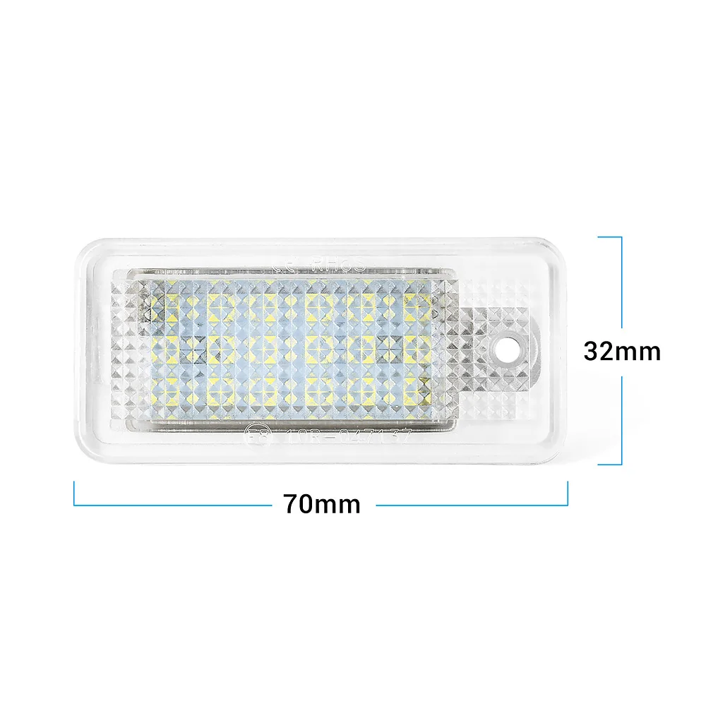 2 шт 12V светодиодный номерной знак светильник лампы для Audi A4 A5 A6 C6 A3 S3 S4 S5 B6 B7 S6 A8 S8 Rs4 Q7 автомобиля Подсветка регистрационного номера
