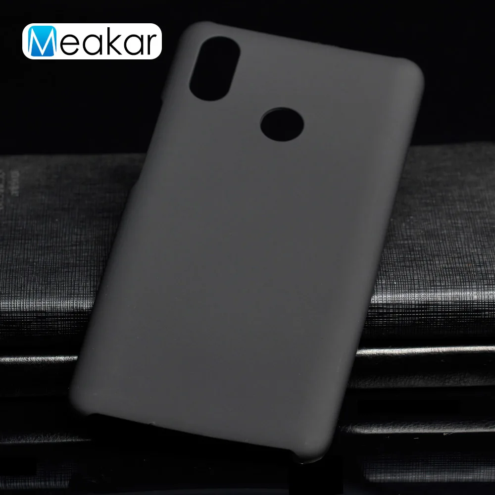 Матовая Пластик Coque 6.9For Xiaomi mi макс 3 чехол для Xiaomi mi Max mi макс 3 Max3 mi max3 Pro Чехол для телефона чехол-лента на заднюю панель - Цвет: Black