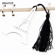 Ретро Эйфелева башня закладки с кисточкой металлические закладки скрепки для бумаги зажимы подарки для школы офисные канцелярские принадлежности