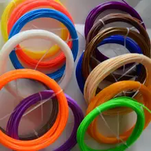 3D Druck Materialien 100 Mt (10 farben 10 mt/Farbe) 3D Filament ABS/PLA 1,75mm 3D Filament Für 3D Druck Stift 3D Drucker