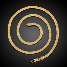 Nueva Joyería de Hip Hop Collar de Cadena de Serpiente Al Por Mayor de Moda Caliente LOVEYOU amor Collar de Oro Hombres Mujeres Regalo