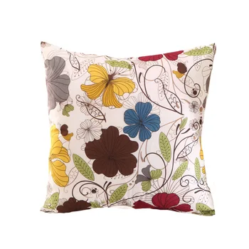 

Soft Plush Cushion Cover Flower Butterfly Pattern Pillow Case Home Decoration Throw Sofa Two Sides Printing Cushion Cover