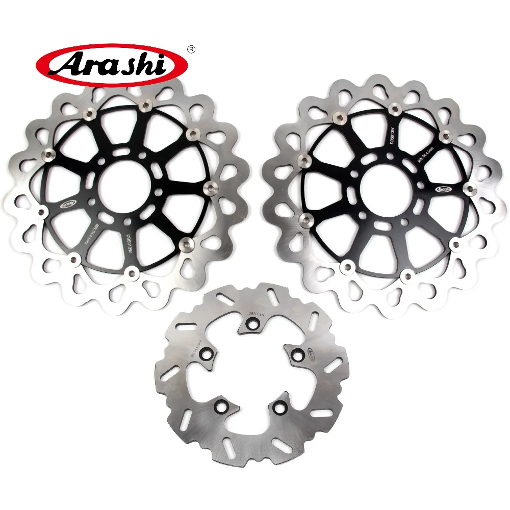 

ARASHI FIT SUZUKI GSXR600 Front Rear Brake Rotors Brake Disc GSX-R600 2003-1997 2002 2001 2000 1999 1998 GSX R600 GSXR750 TL1000