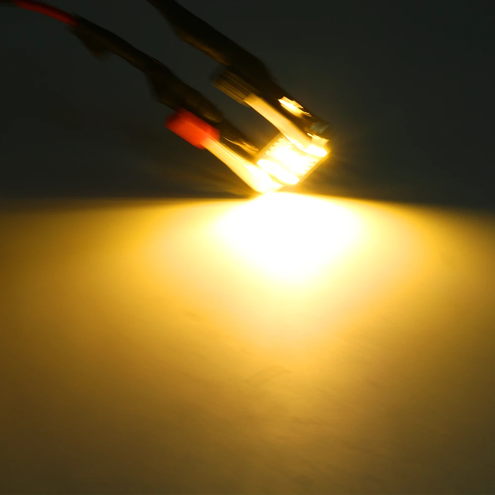 Светодиодные лампы keyecu Festoon 31 41 мм очень яркие теплый белый свет 6SMD 5730 DE3175 DE3022 12