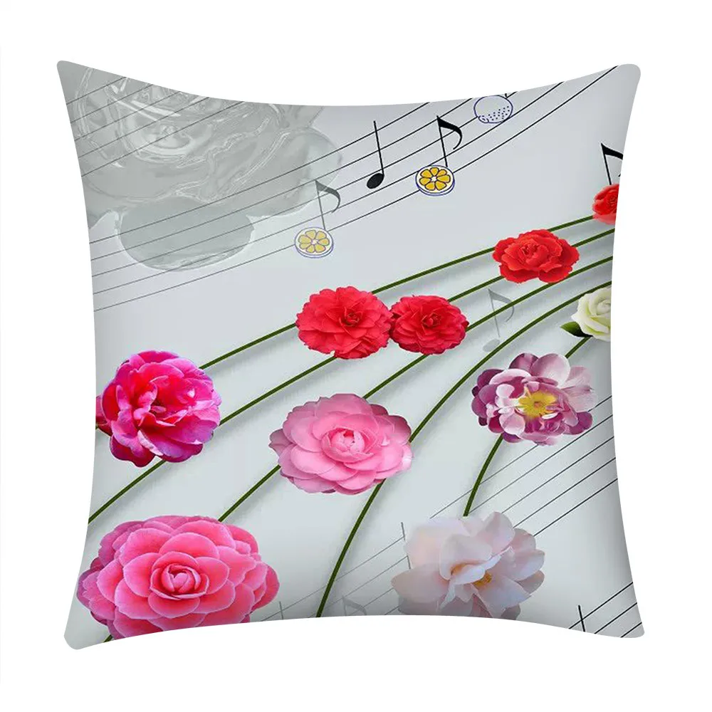 

Pillow Cases Bedding 45x45 cm Pillow Cases For Wedding Print Pillow Case Polyester Sofa Car Cushion Cover Home Decor L617
