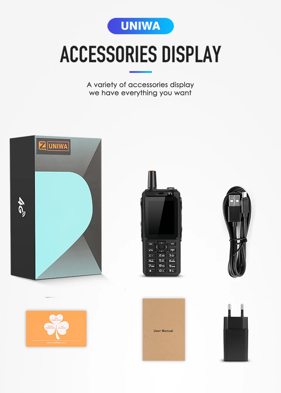 UNIWA Alps F40 мобильный телефон Zello Walkie Talkie IP65 Водонепроницаемый FDD-LTE 4G gps смартфон MTK6737M четырехъядерный 1 Гб+ 8 Гб мобильный телефон