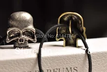 Free Shipping 2013 New Arrival Metal Skull Design Elastic Hair Bands Fashion Popular Womens Hair Bands