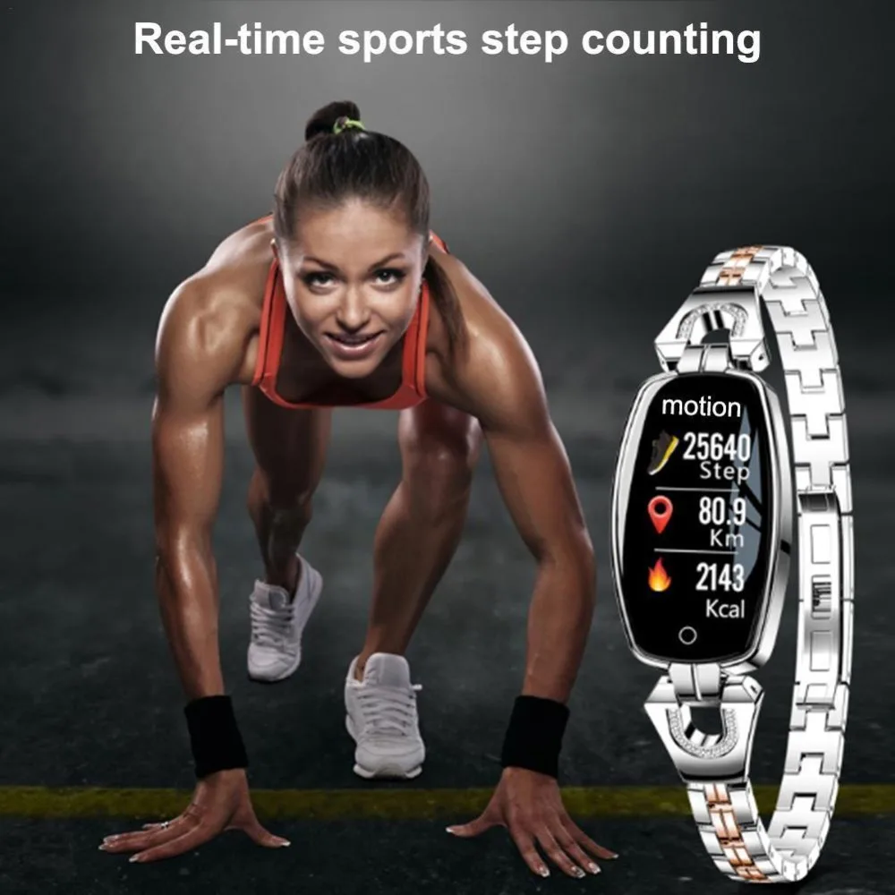 Timethinker H8 женские Смарт часы браслет Reloj кровяное давление пульсометр фитнес