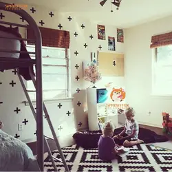 DIY Corss Съемная Наклейка на стену детская спальня украшения дома книги по искусству фрески стены стикеры для детей номеров