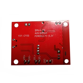 

3.7-5.3V 2*5W Power Amplifier, AUX Audio Input For Bluetooth Receiving Board Support Micro Lithium Battery Charging