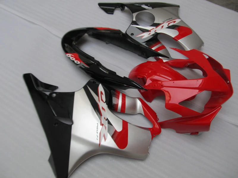 Motorcycle Bodywork Fairing Kit For CBR600F4i 2004 2005 2006 2007 ABS Injection CBR600 F4i CBR 600 red silver blacK od5 | Автомобили и