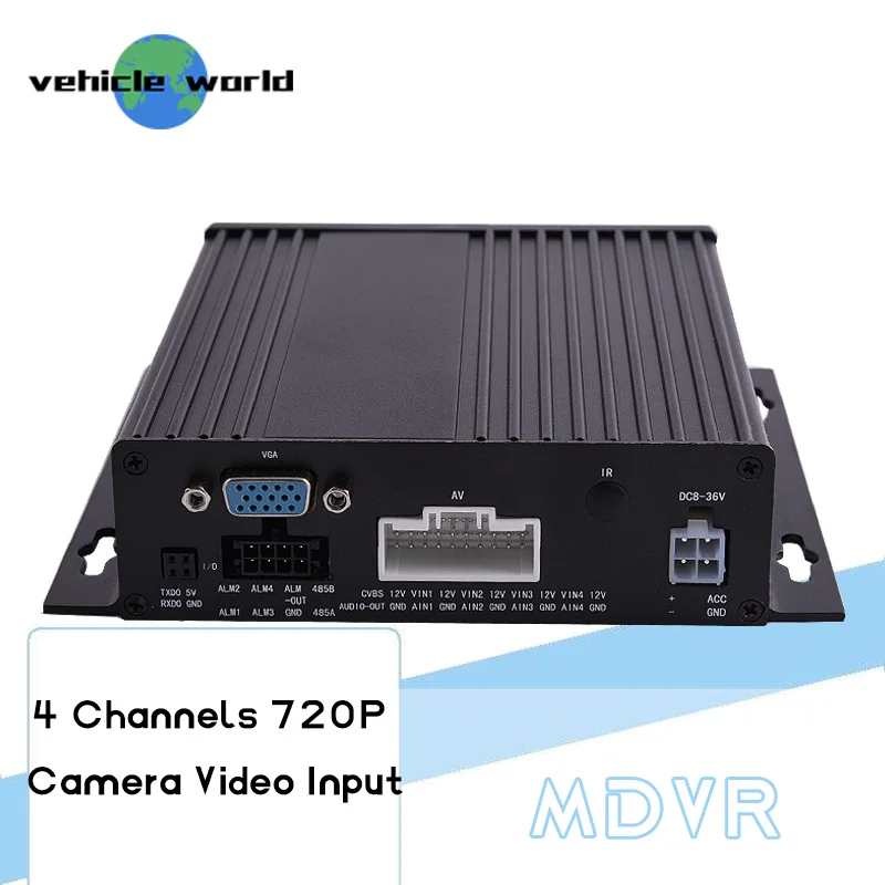 Поддержка 256G для одного SD карты 720 P/D1 4 канальный вход безопасности школьных