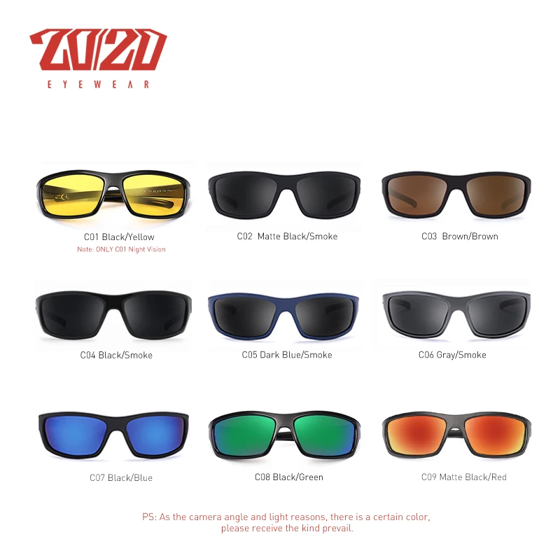 2019 New Men/'s Polarized Sunglasses Sports Driving Sun glasses Male 4 Color 1891