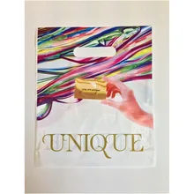 

500pcs/lots Wholesale! supermarket Plastic Bags with Handle Boutique Clothes Gift free shipping