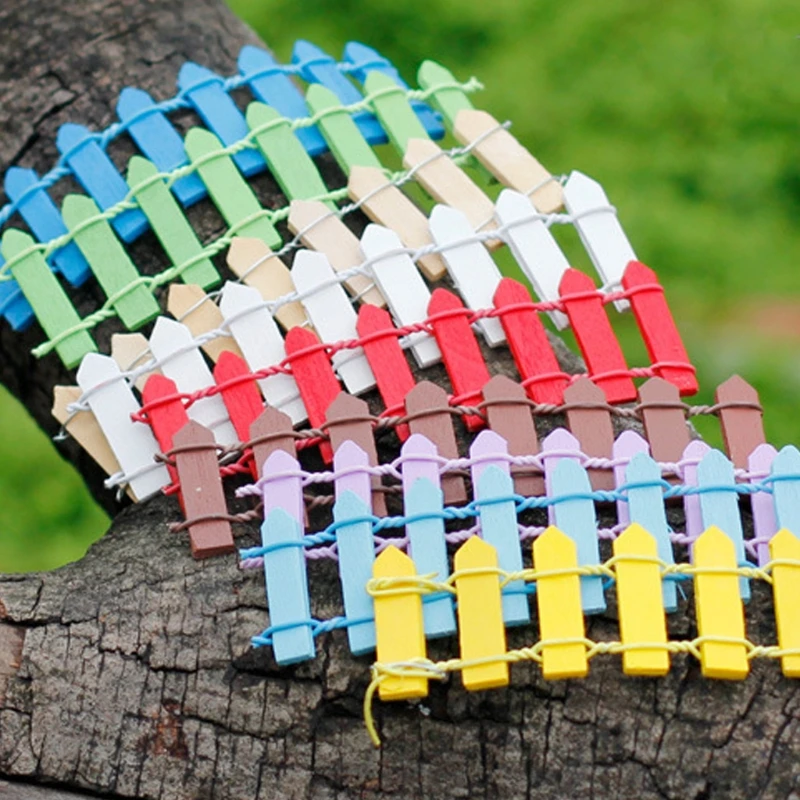 Wood Fence Miniature Fairy Garden Landscape Terrarium Figurine Bonsai DIY Craft Wood Fence Miniature Fairy Garden Landscape Terrarium Figurine Bonsai DIY Craft