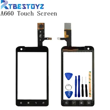 

RTBESTOYZ Black Front Glass Touch HighScreen For Lenovo A660 Touch Screen Digitizer Front Outer Glass Lens Sensor