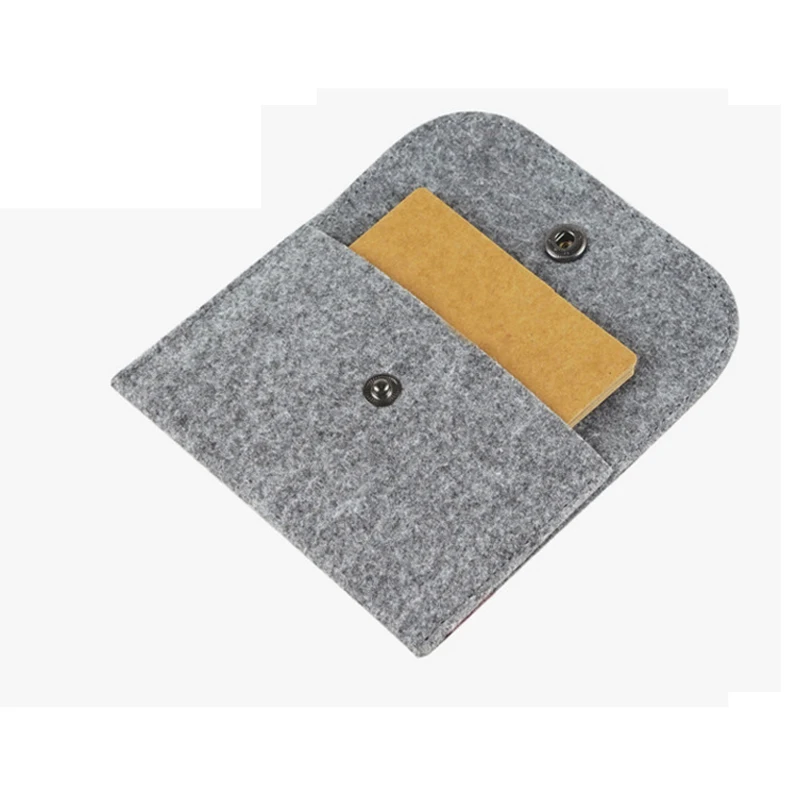 BLEVOLO фетровый маленький Подарочный Кошелек для монет, модный простой кошелек для монет, короткий квадратный кошелек на застежке, унисекс, сумка для карт, кошельки, 4 цвета