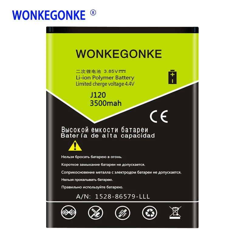 

WONKEGONKE EB-BJ120CBE Battery for Samsung Galaxy J1 2016 Edition J1 Version J120F Express 3 J120A J120T J120 SM-J120F