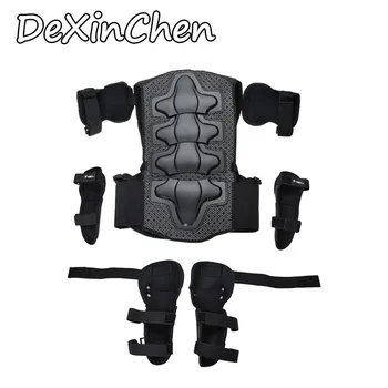 

Black bike Riding Protection Armor Motorbike Motocross Equipment Body Armor Protective Gears for age 5-13