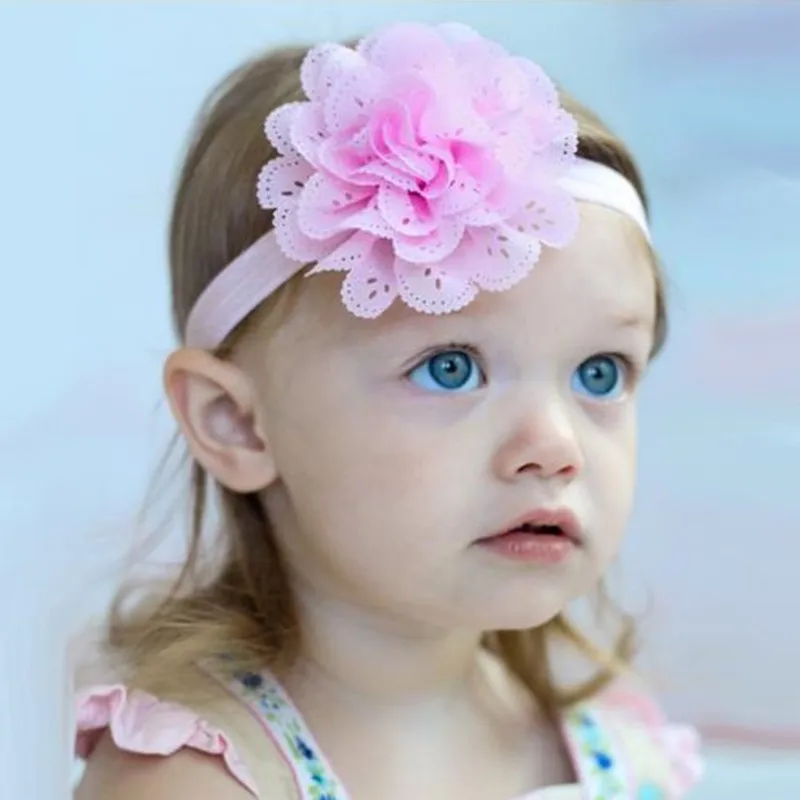 

Kid Girl's Headbands Mesh Flower Hair Accessories A105-2