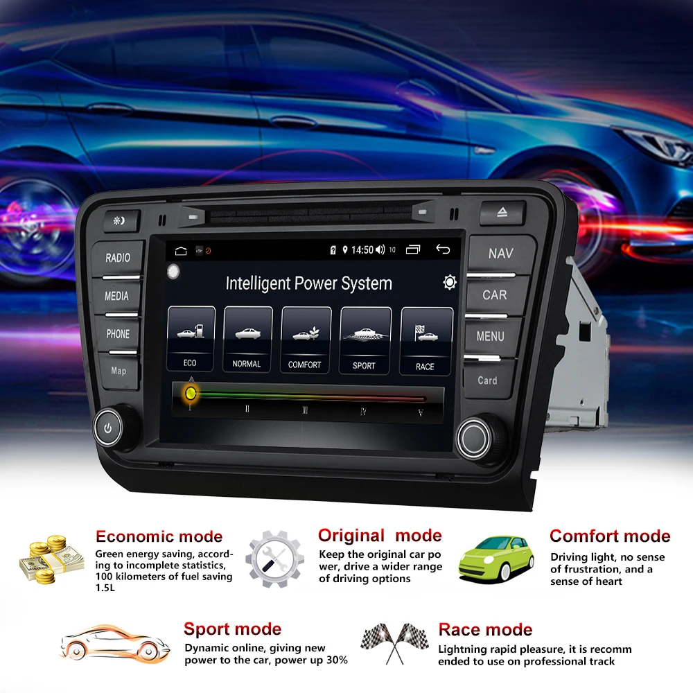 Автомобильный мультимедийный плеер 2 Din Android 8 1 автомобильный DVD для VW/Volkswagen Skoda