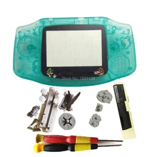 Лидер продаж Glow зеленый цвет световой Корпус В виде ракушки чехол для nintendogba gameboyadvance с MARS Bros Экран объектив ж/Пуговицы