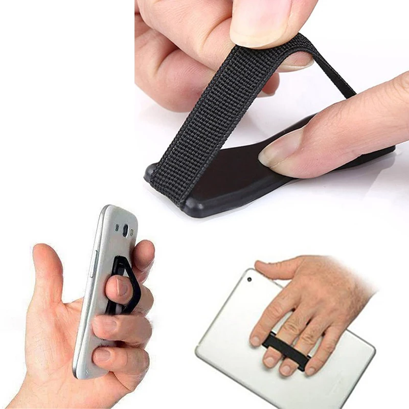 

Universal Finger Phone Holder Plastic Sling Grip Anti Slip Stand for Tablet Cellphone for Samsung for Iphone