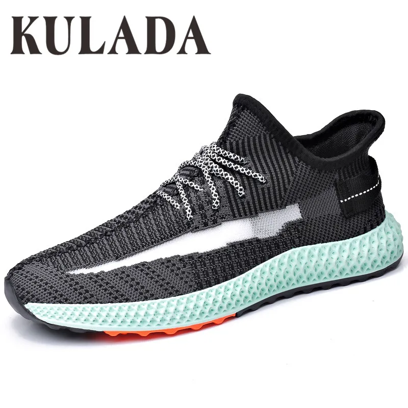 

High Quality Men Shoes Men Sneakers Shoes Loafers Fly Knit Breathable Men Fashion Shoes Summer Boy Casual Sports Shoes