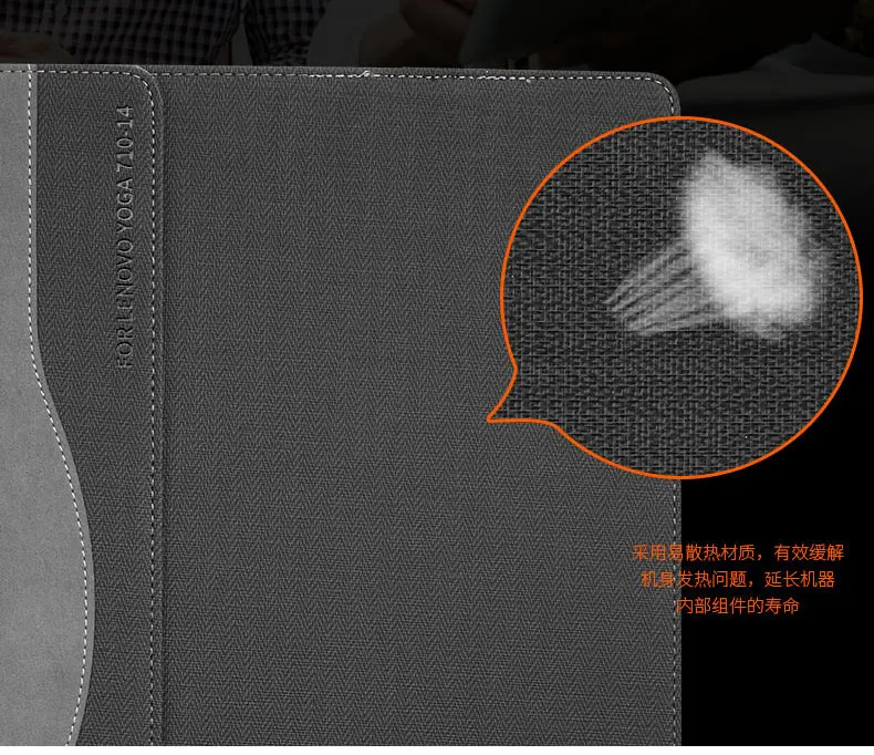 Креативный Дизайн чехол для lenovo Yoga 710-14 14 дюймов ноутбук рукав чехол из искусственной кожи Защитная кожа для Yoga 710 экранная пленка подарок
