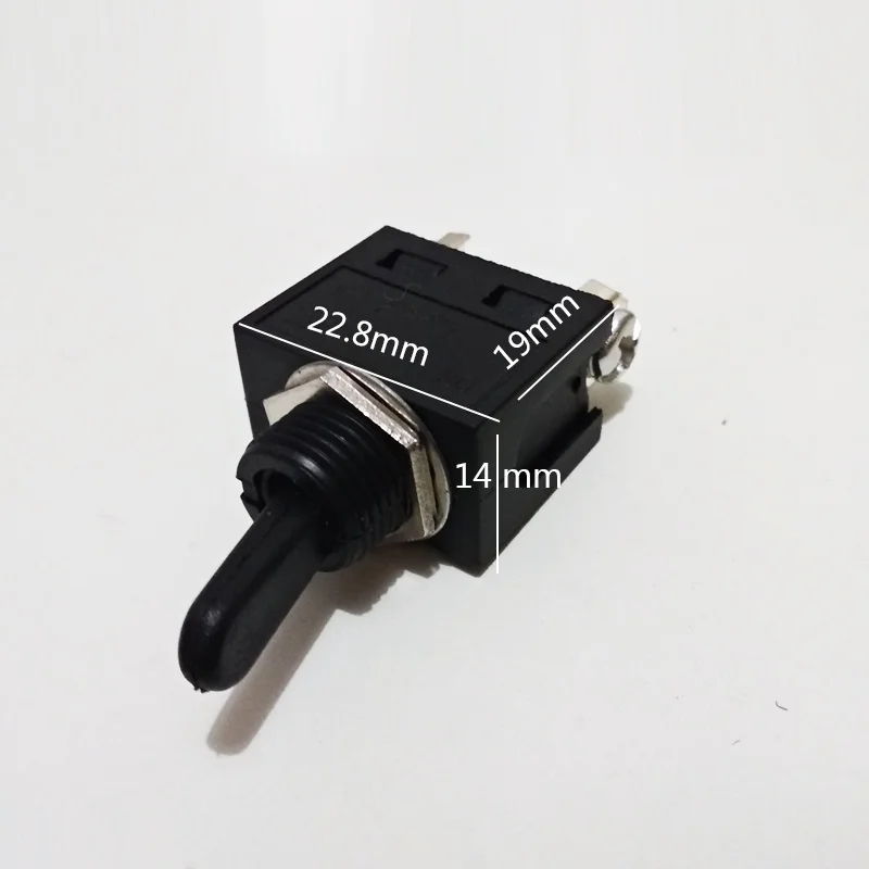 3 шт./лот 250V 6 100angle шлифовальная машина тумблер черный вкл/выкл SPST небольшой