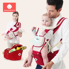 Воздухопроницаемый эргономичный рюкзак-кенгуру для переноски детей, переносная удобная переноска-кенгуру на переднюю сторону, регулируемая безопасная переноска