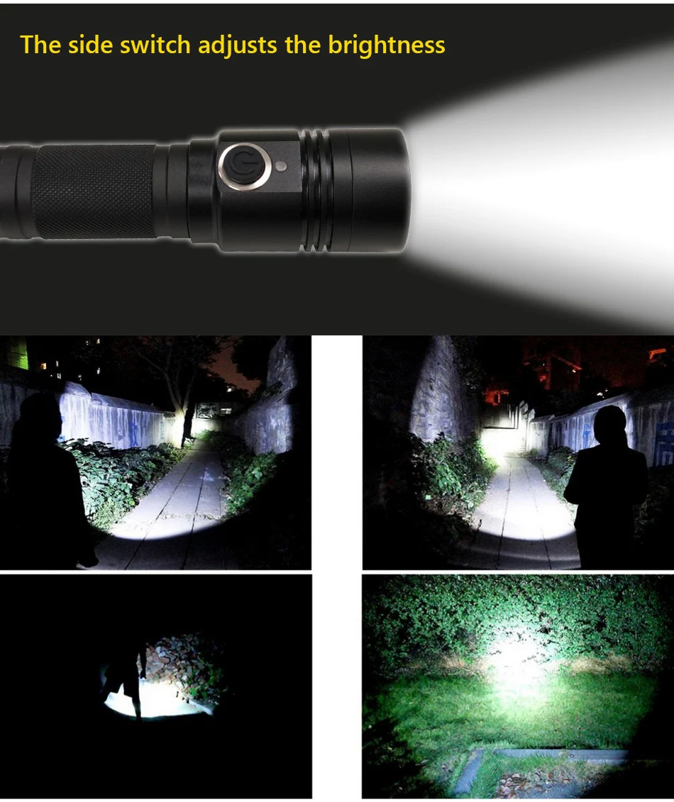 Светодиодный фонарик USB мини-высокое качество светодио дный фонарик xm l2 t6 lanterna linterna Водонепроницаемый лампы 18650 заряда батареи кемпинг zaklamp