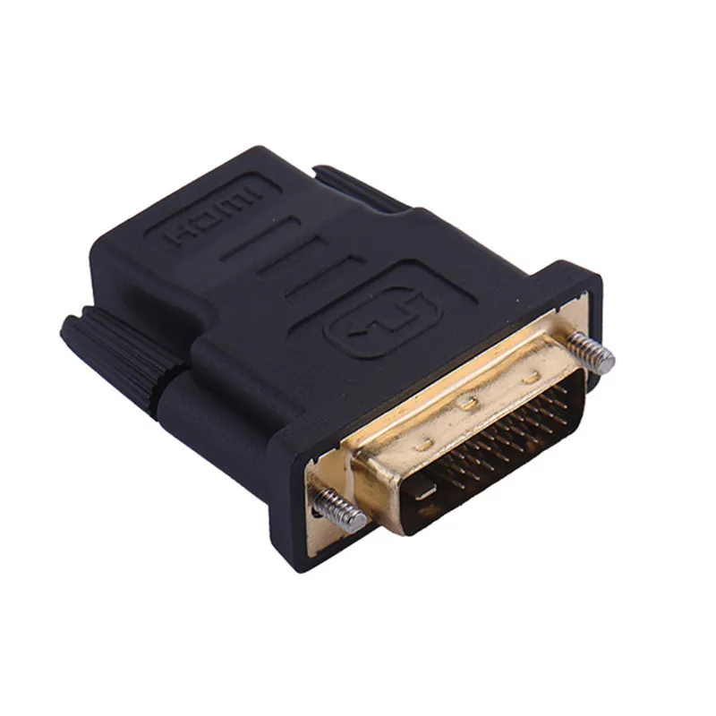 DVI 24+1 Male to HDMI Female Converter Gold Plated HDMI Cable Adapter 1080P for HDTV LCD DVI-D Extending DVI Cable Adapter