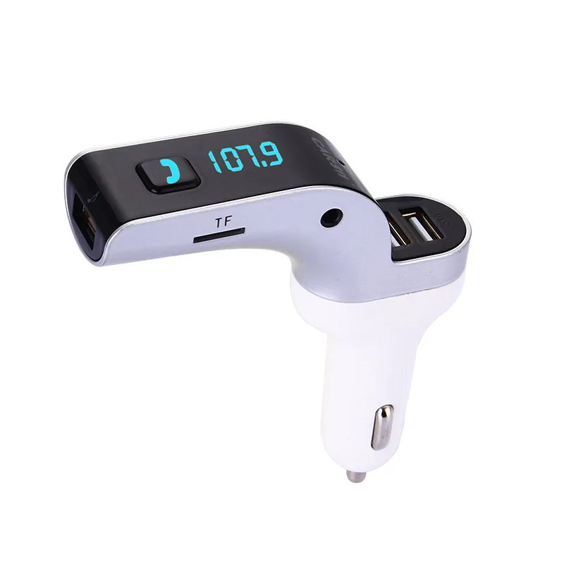 

Bluetooth Car Kit Handsfree FM Transmitter Radio MP3 Player USB Charger Handfree car bluetooth kit 5V 3.4A 3 USB charging Port