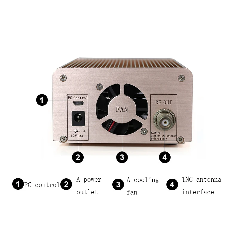 15W/5W FM Transmitter PC Controlled Stereo Sound FM Transmitter Bluetooth Wireless All-aluminum Housing Super Heat 15W/5W FM Transmitter PC Controlled Stereo Sound FM Transmitter Bluetooth Wireless All-aluminum Housing Super Heat